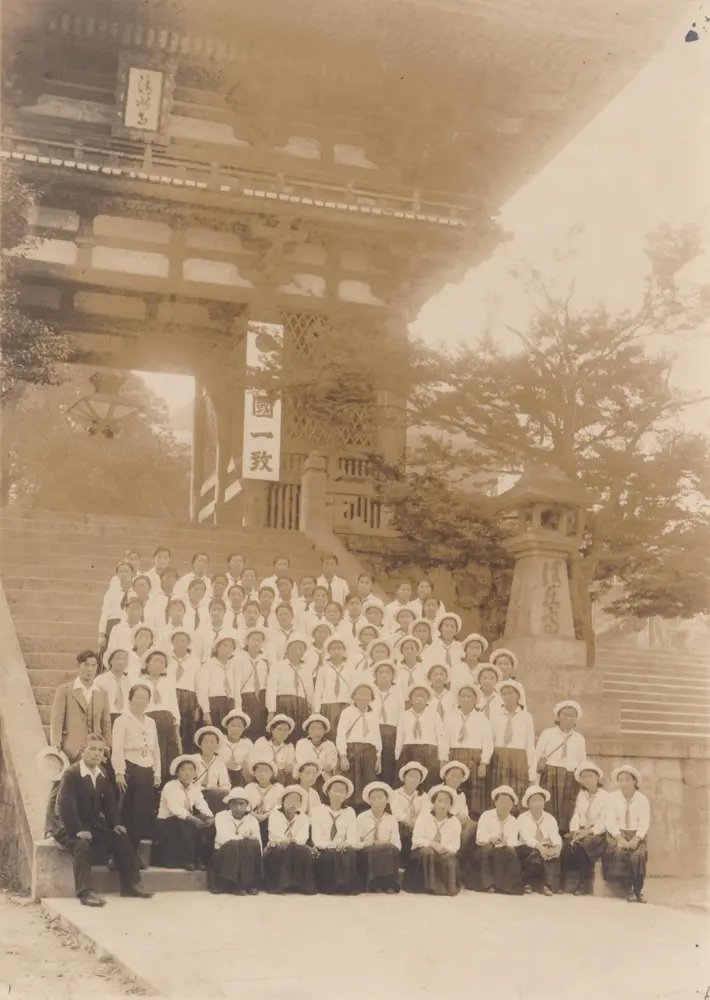 清水寺での記念撮影写真